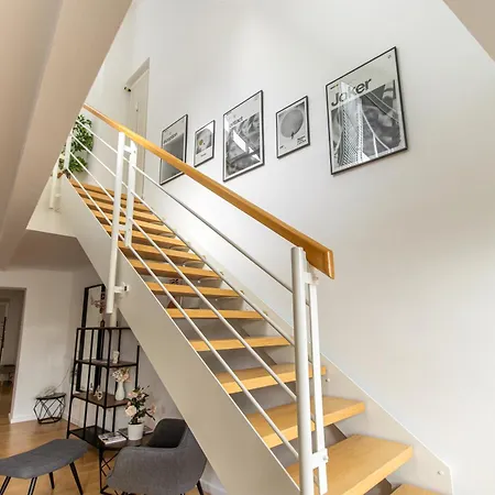Penthouse-Maisonette - City Center, Highspeed Internet, Garage Worms Exterior photo