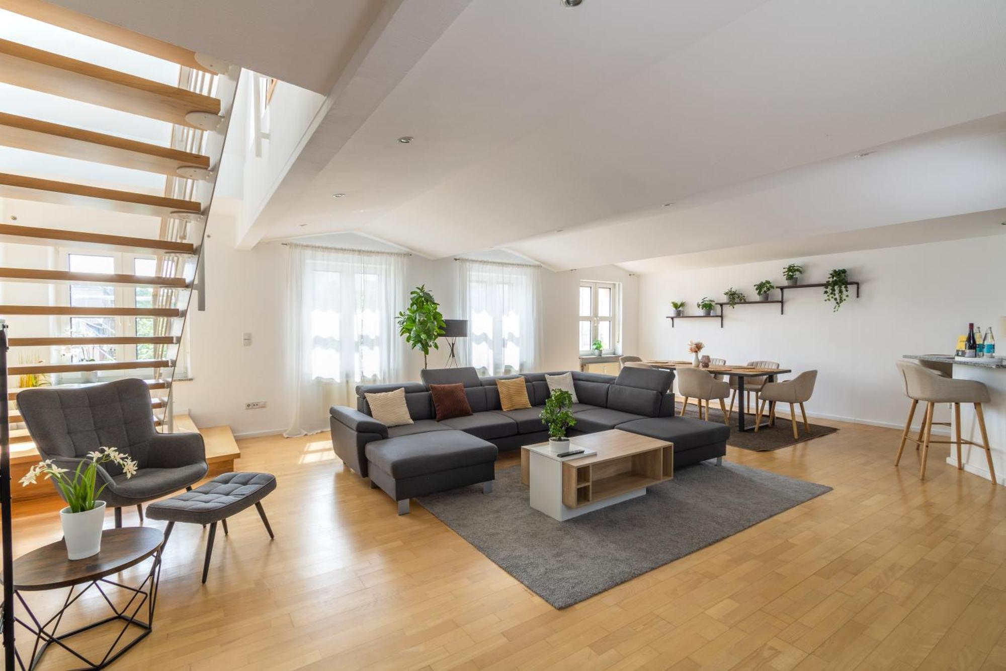 Penthouse-maisonette - Center, Highspeed Internet, Garage Apartment Worms